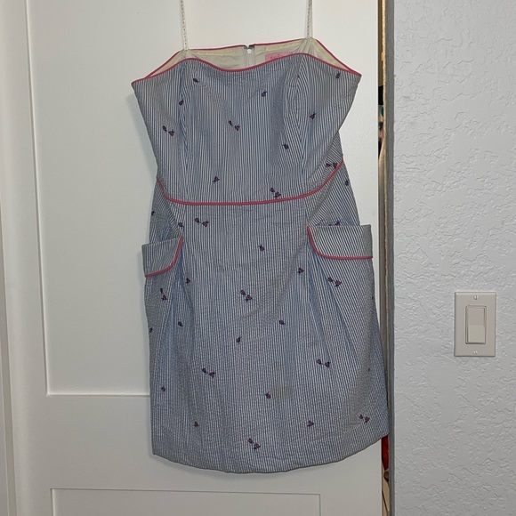 Lilly Pulitzer Ladybug Seersucker Blossom Dress - Picture 2 of 5